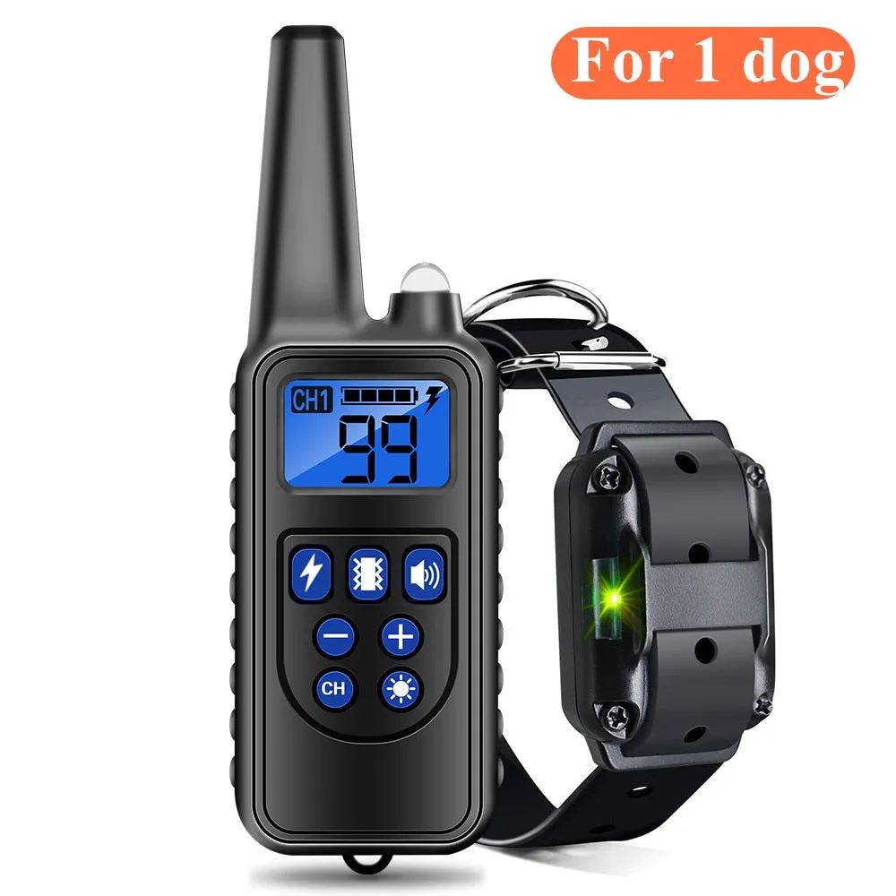 800m Dog Training Collar Dog Training Device IP7