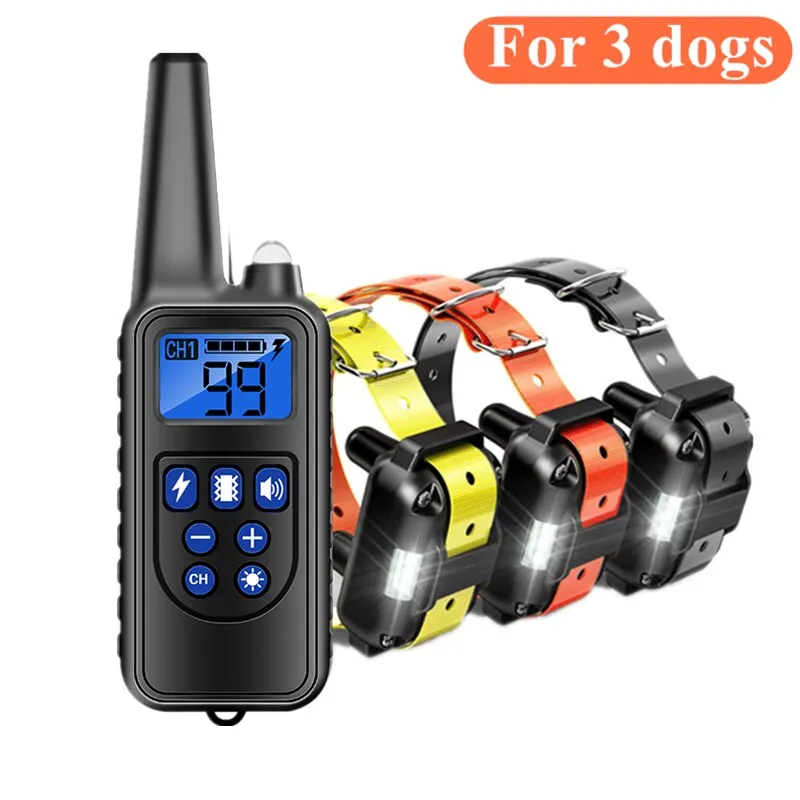 800m Dog Training Collar Dog Training Device IP7