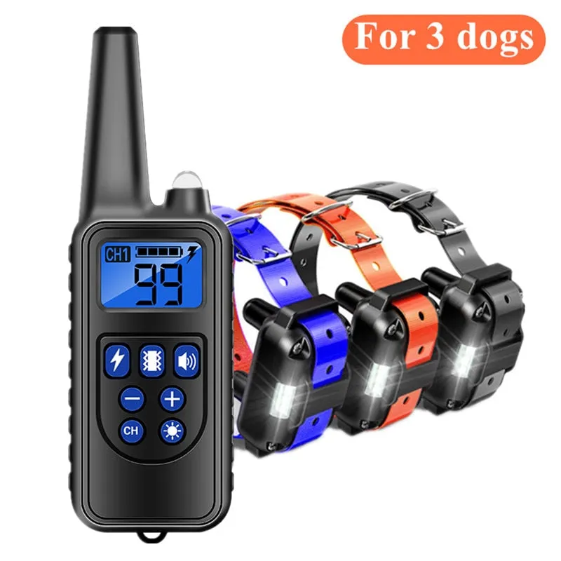 800m Dog Training Collar Dog Training Device IP7