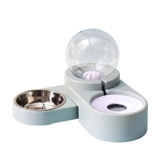 Automatic Pet Feeder Water Dispenser Bubble Pet Bowls for Water Drinking Fountain Feeding