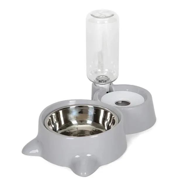 Automatic Pet Feeder Water Dispenser Bubble Pet Bowls for Water Drinking Fountain Feeding