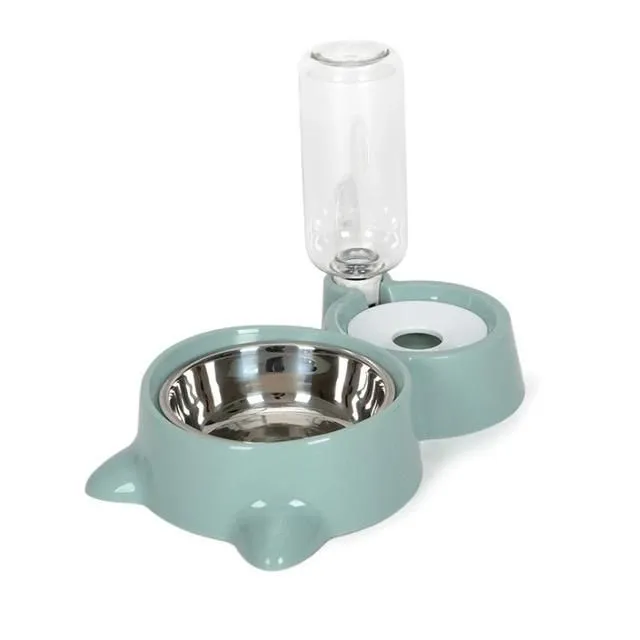 Automatic Pet Feeder Water Dispenser Bubble Pet Bowls for Water Drinking Fountain Feeding