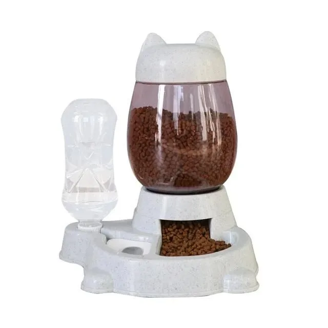 Automatic Pet Feeder Water Dispenser Bubble Pet Bowls for Water Drinking Fountain Feeding