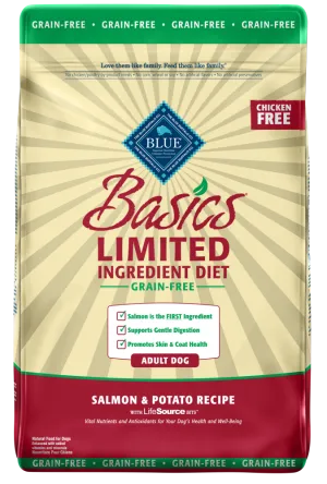 Blue Buffalo Basics Grain Free Adult Salmon & Potato Recipe Dry Dog Food