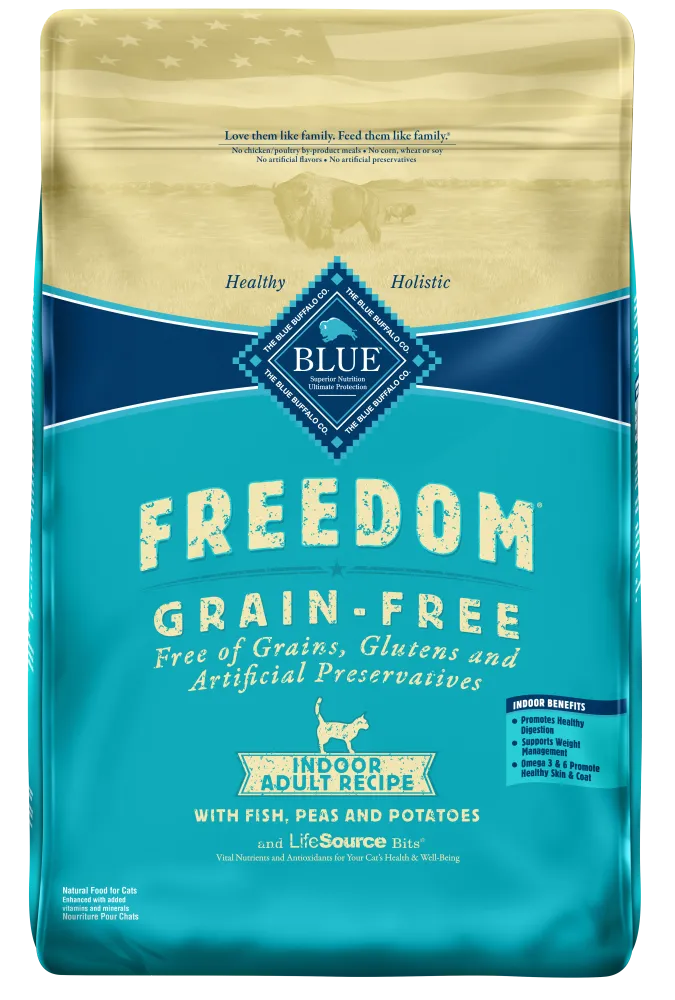 Blue Buffalo Freedom Fish Grain Free Indoor Dry Cat Food