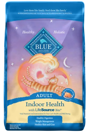 Blue Buffalo Indoor Health Natural Chicken & Brown Rice Adult Dry Cat Food