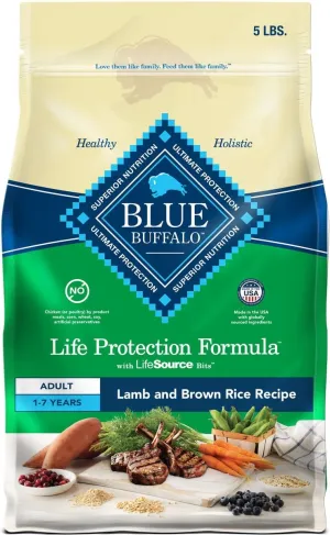 Blue Buffalo Life Protection Natural Lamb & Brown Rice Recipe Adult Dry Dog Food