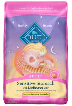 Blue Buffalo Sensitive Stomach Natural Chicken & Brown Rice Dry Cat Food