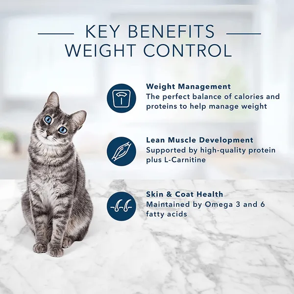 BLUE Tastefuls Weight Control Chicken & Brown Rice Recipe Dry Cat Food