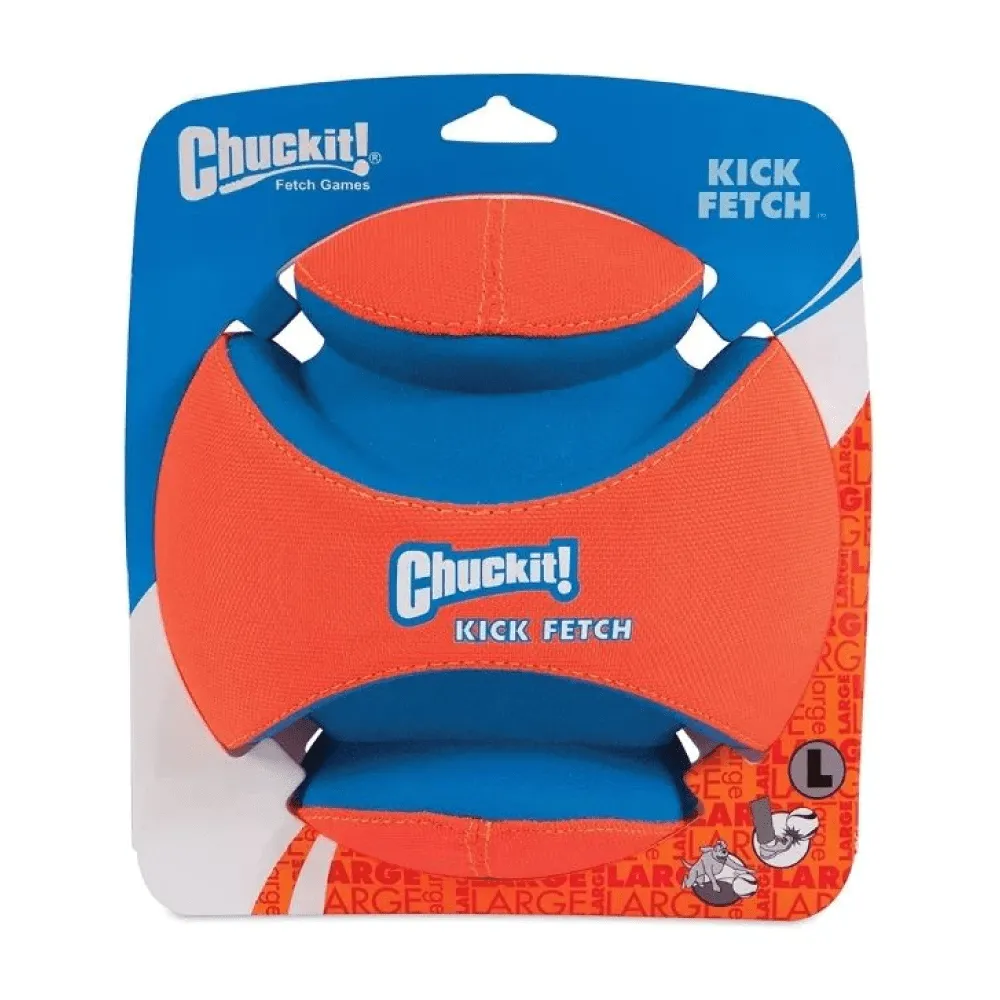 Chuckit! Kick Fetch ball Toy for Dogs (Orange)