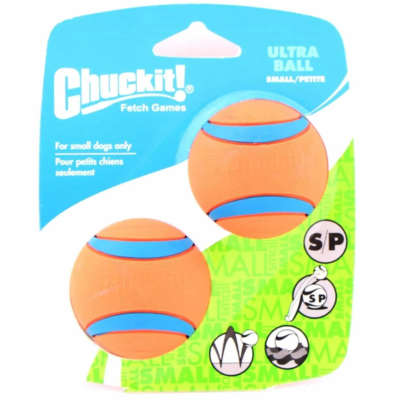 Chuckit Ultra Rubber Ball Dog Toy 2 Pack