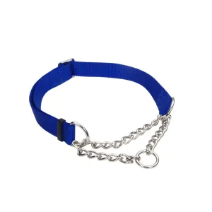 Coastal Adjustable Blue Check Choke Training Collar