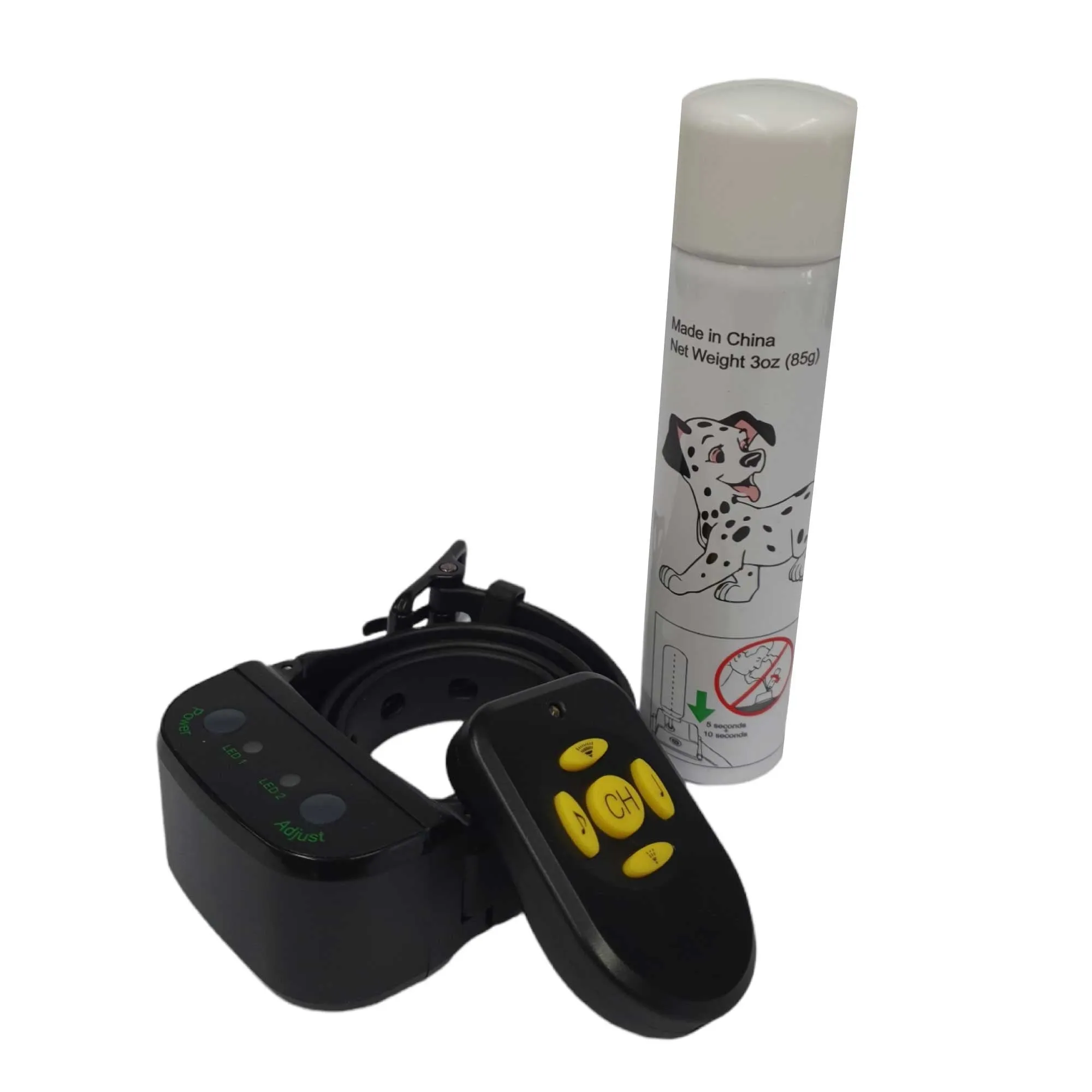 Dog Bark Collar - Automatic   Remote Citronella Rechargeable Mist Spray Training