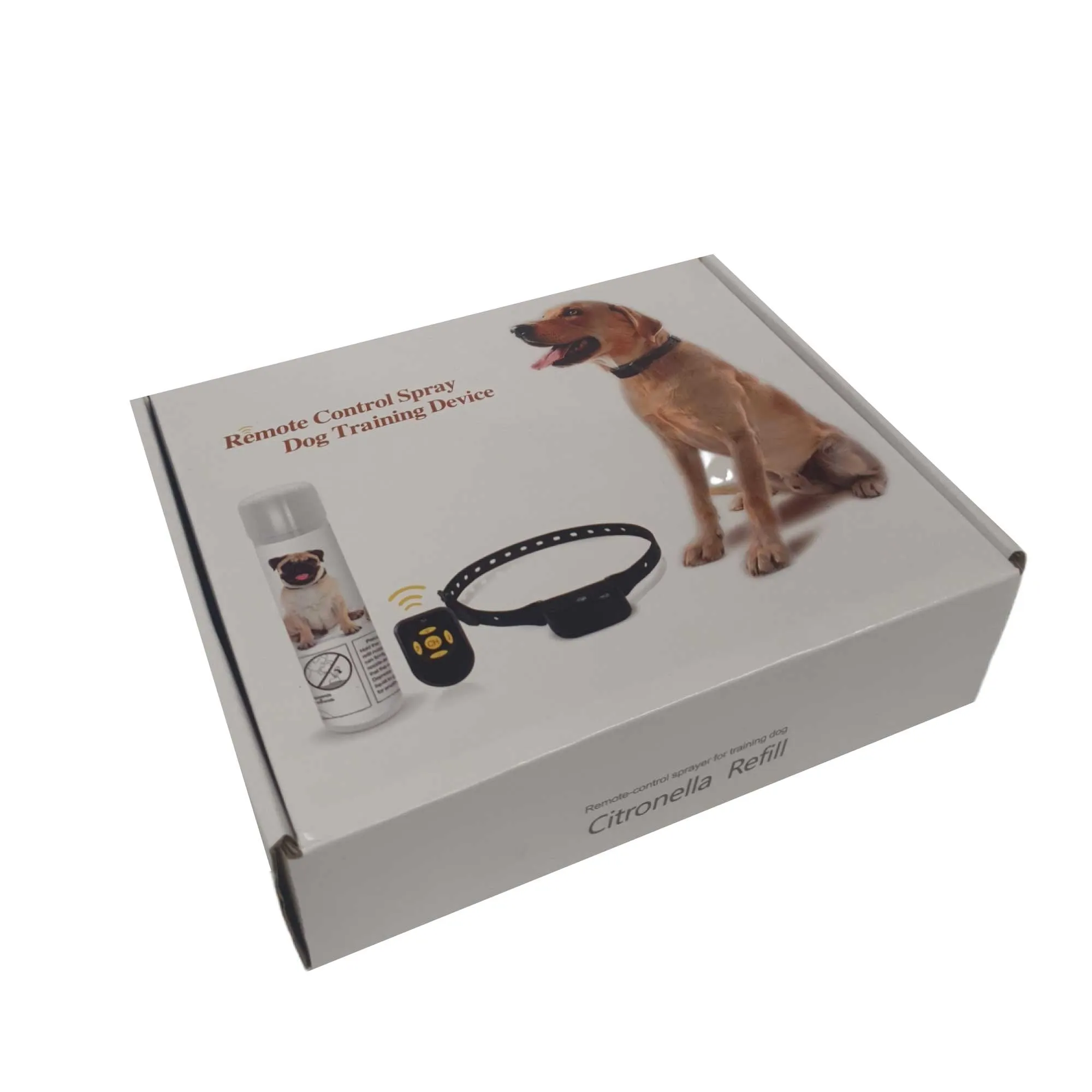 Dog Bark Collar - Automatic   Remote Citronella Rechargeable Mist Spray Training