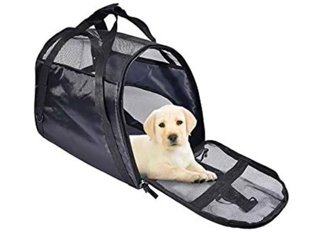 Dog Crate Pet Carrier Soft Foldable Cat Travel Cage