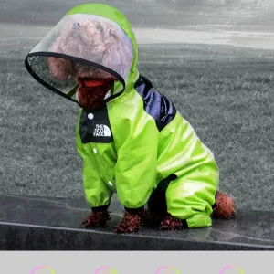 Dog Reflective Raincoat