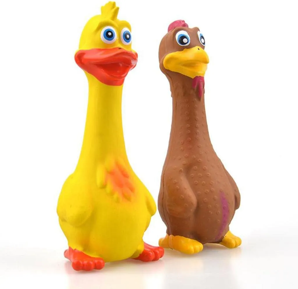 Durable Squeaky Chicken Toy