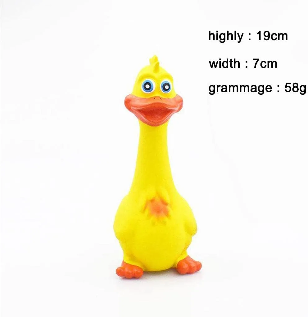 Durable Squeaky Chicken Toy