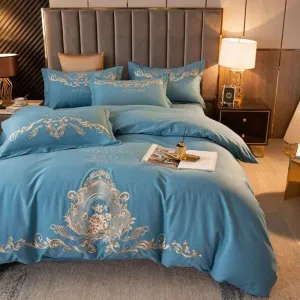 Egyptian Cotton Embroidered Bedding Set