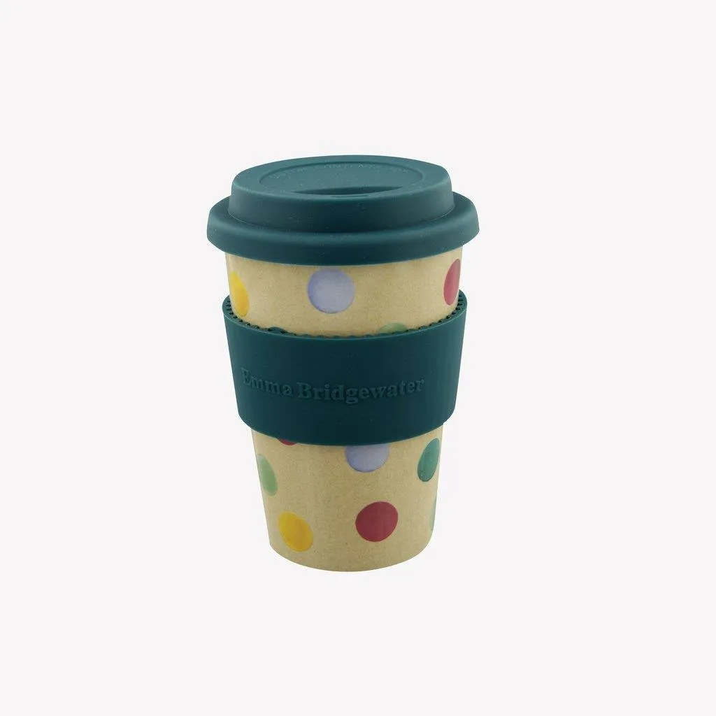 Emma Bridgewater - Rice Husk Reusable Travel Cup 435ml - Polka Dots