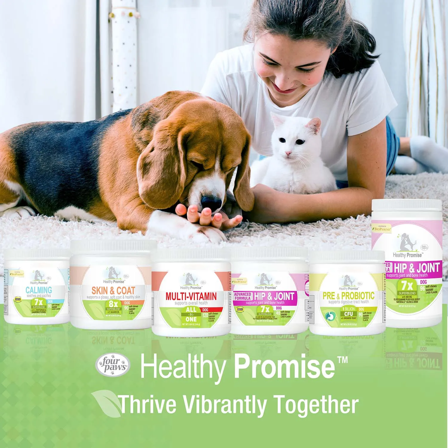 Healthy Promise Skin and Coat Soft Chews for Dogs, Savory Liver, 90 ct