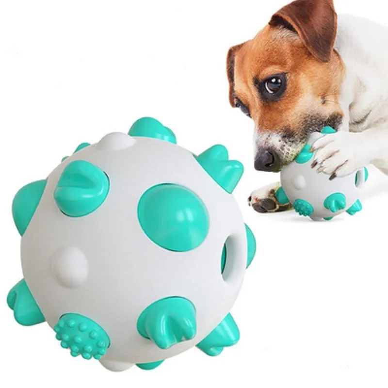 Interactive Chew Toy for Dogs Rubber Ball