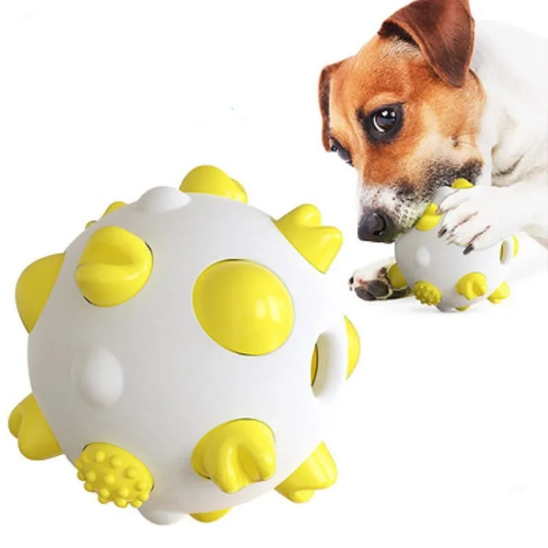 Interactive Chew Toy for Dogs Rubber Ball