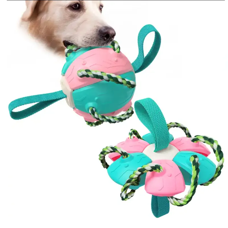 Interactive Soccer Ball Dog Toy- Bl-175