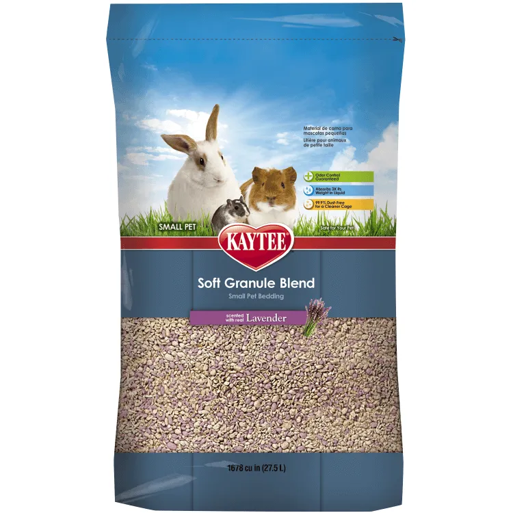 Kaytee Soft Granule Blend Lavender Bedding for Pet Cages