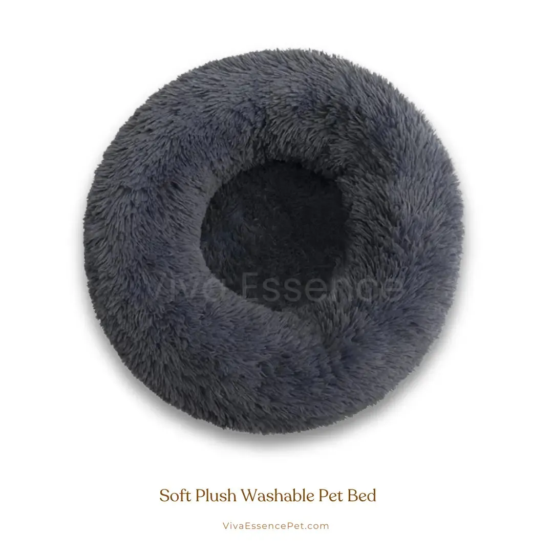 Luxury Washable Pet Bed - Soft Plush Stylish Pet Bedding