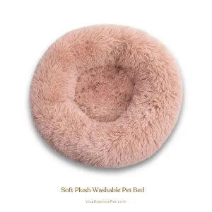 Luxury Washable Pet Bed - Soft Plush Stylish Pet Bedding