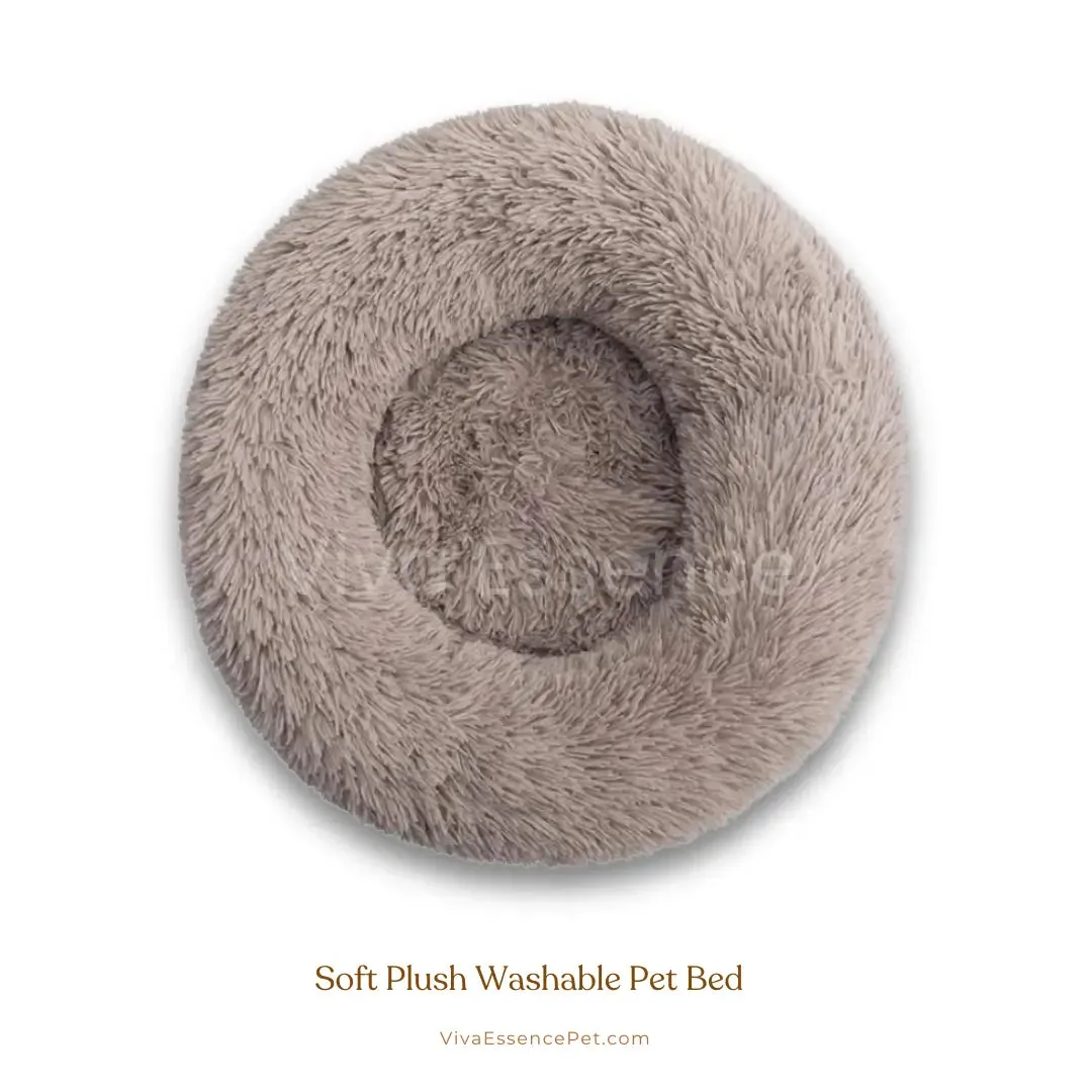 Luxury Washable Pet Bed - Soft Plush Stylish Pet Bedding