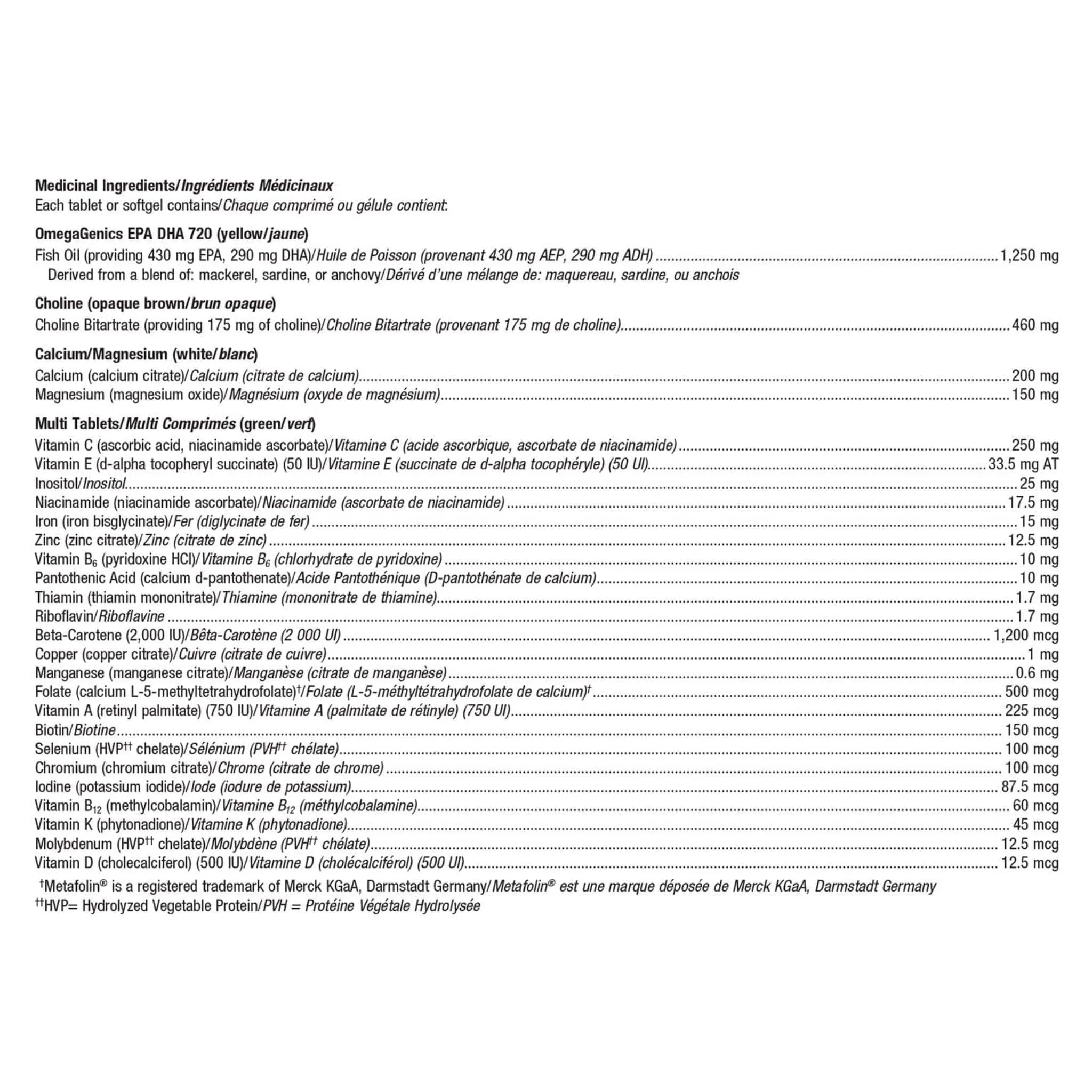 Metagenics Wellness Essentials Pregnancy, Support for Fetal Development and Nutrional Needs of Pregnant Women, 30 Packets