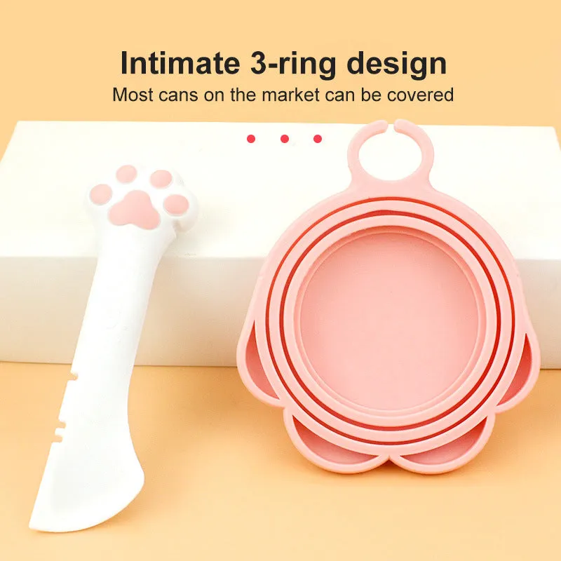 Multifunction Pet Canned Spoon Jar Opener Puppy Feeding Mixing Scoop