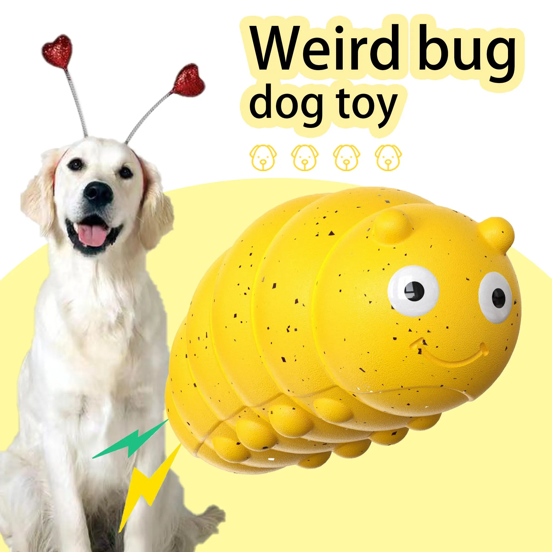 Pet Toys New Teething Dog With A Weird Barking Bug