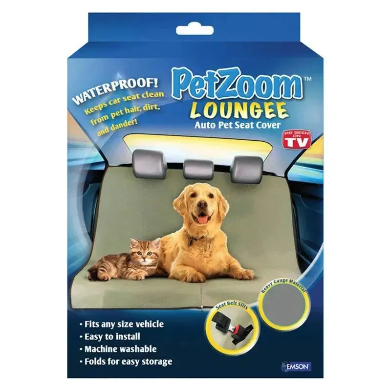 Petzoom Loungee Large Size Pet Crate & Safe Seat Bag Carrier Travel Bed