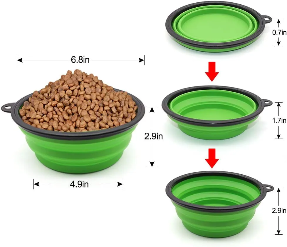 Portable Collapsible Dog Bowl