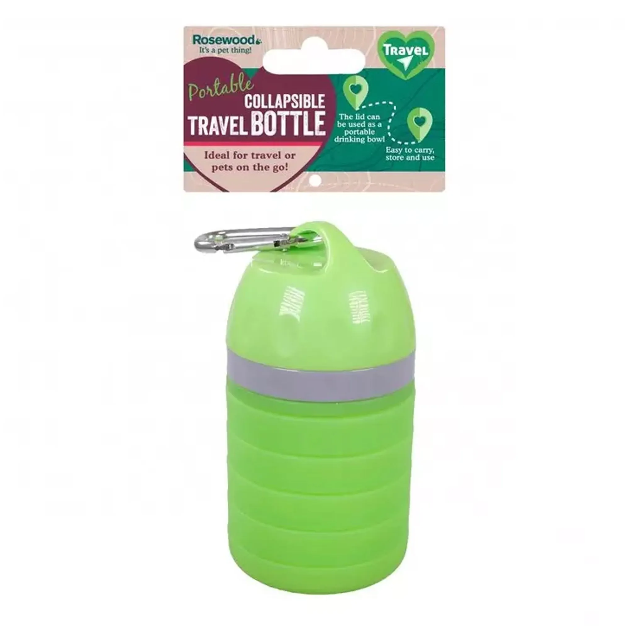 Rosewood Pet Collapsible Travel Bottle