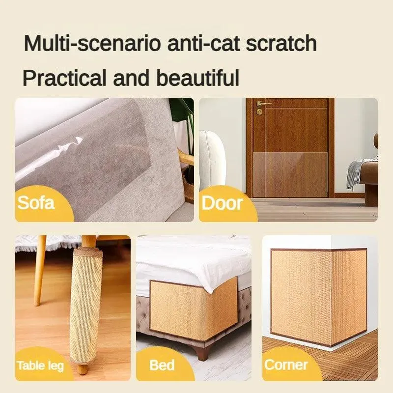 Sisal Cat Scratcher - Furniture & Wall Protection