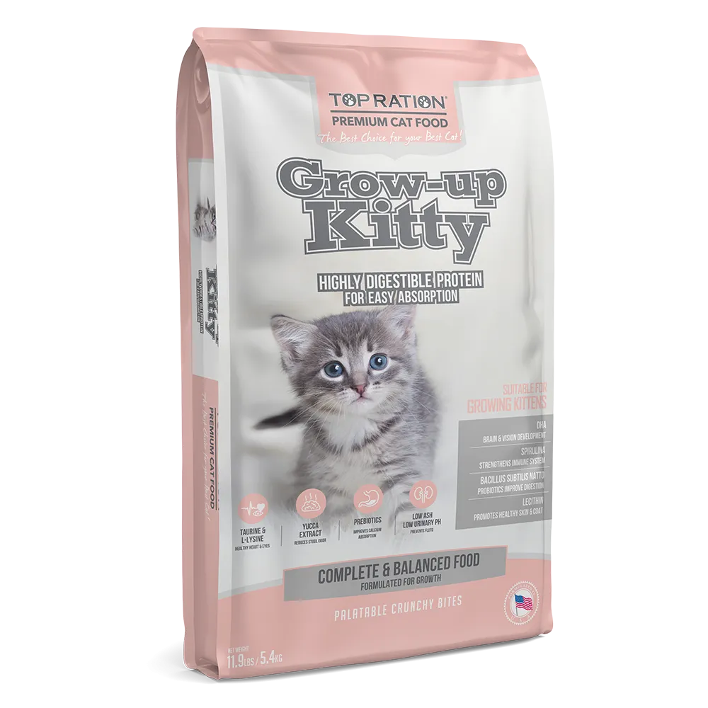 Top Ration Cat Grow-Up Kitty for Kittens 5.4kg