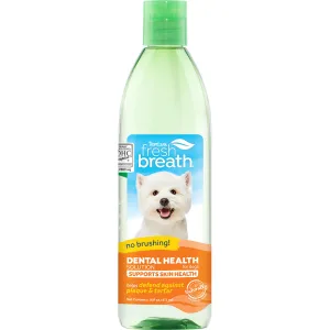 TropiClean Fresh Breath Dental Health Solution Supports Skin Health 473mL