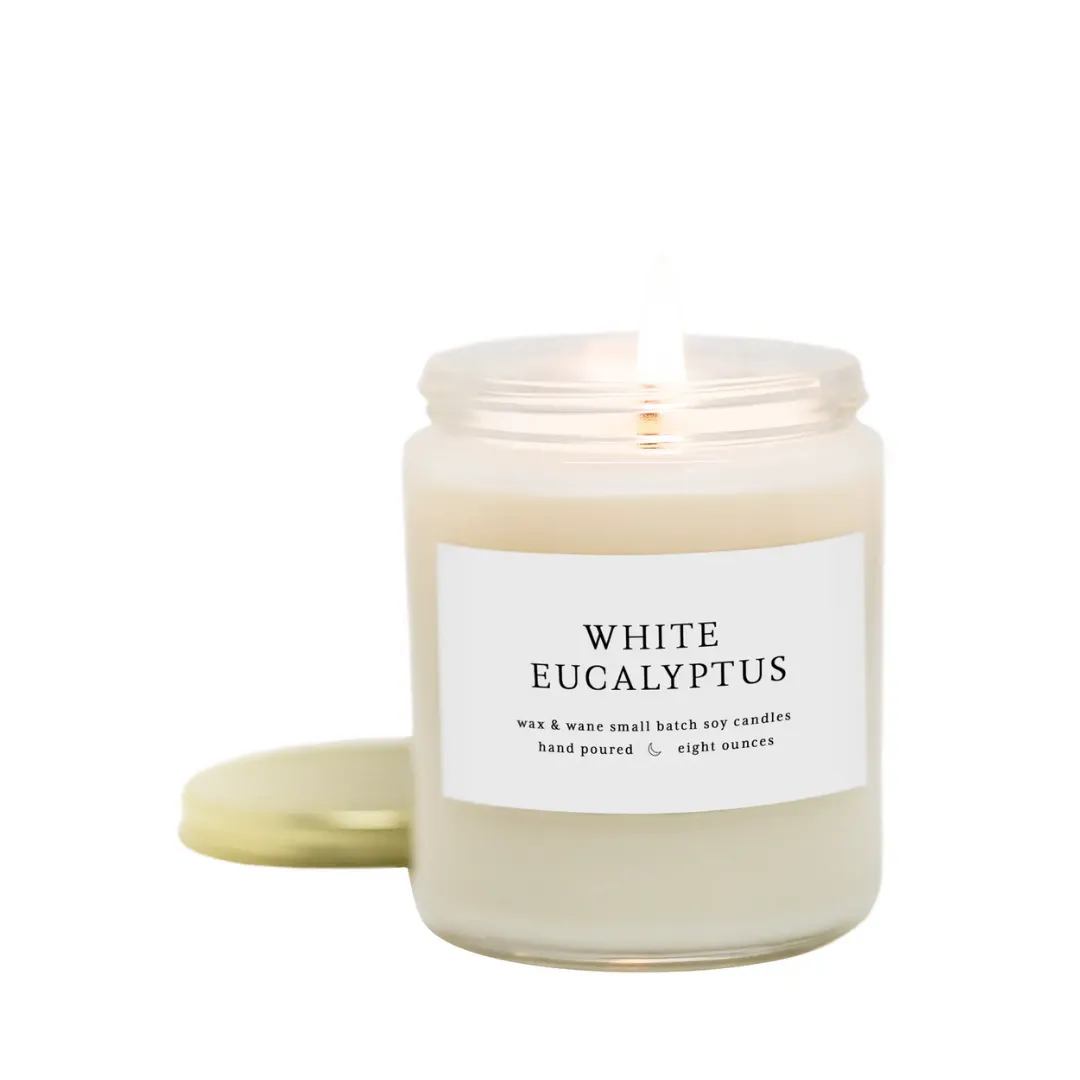 White Eucalyptus Soy Candle