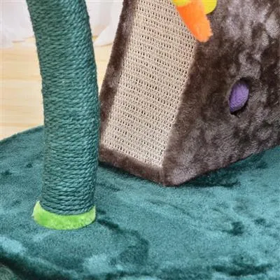 Wonderland Cat Tree with Garden Inspired Condo and Perches